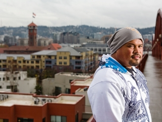 Founder of Bishops Barber Shops Leo River in Portland Oregon