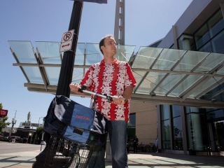 Nat Torkington, Chair of the O'Reilly Open Source Convention portland convention center