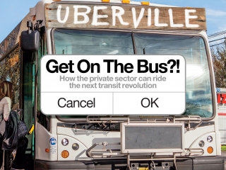Oregon Business Cover April 2015 Bus with destination Uberville