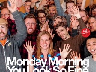 Picture of lots of happy workers for 100 Best Companies to Work for cover